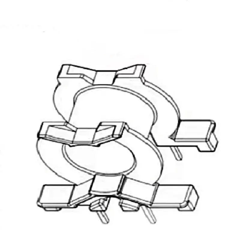 PQ2016变频器整流器电源模块PQ20变压器骨架卧式3+2脚