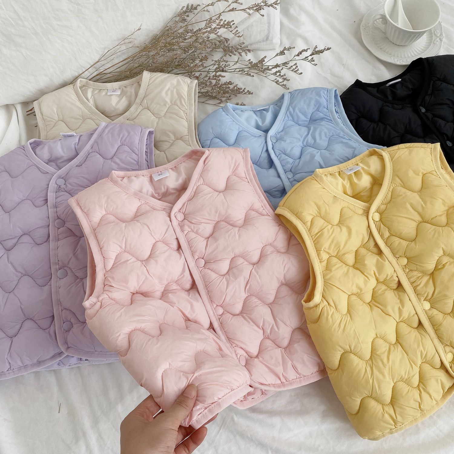 宝宝羽绒棉马甲秋冬男童女童韩版坎肩婴幼儿马夹背心内穿儿童春秋