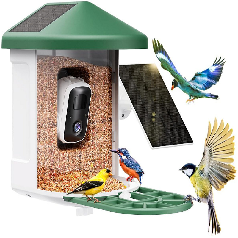 Nuevo producto superventas de Amazon: comedero inteligente para pájaros con cámara para monitoreo en tiempo real, cámara inalámbrica para pájaros para monitoreo inteligente.