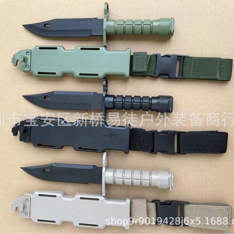 Csm9 Plastic Soft Knife Film Props Toy Knife Tactical Equipment Student Training Rubber Simulation Sword Model Knife