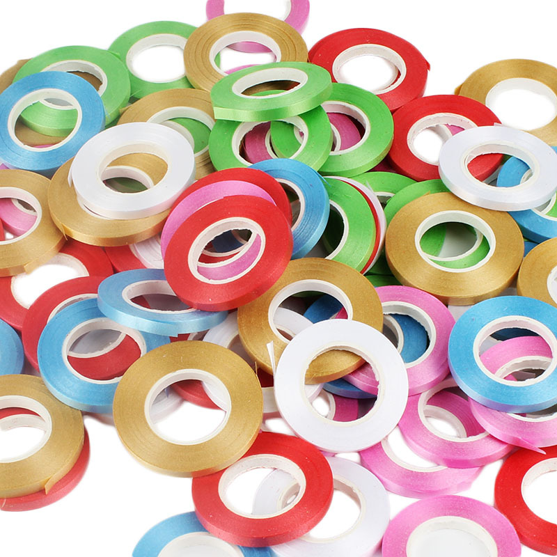 Fábrica directa 10 m pequeño rollo globo cinta cumpleaños fiesta boda decoración cinta al por mayor