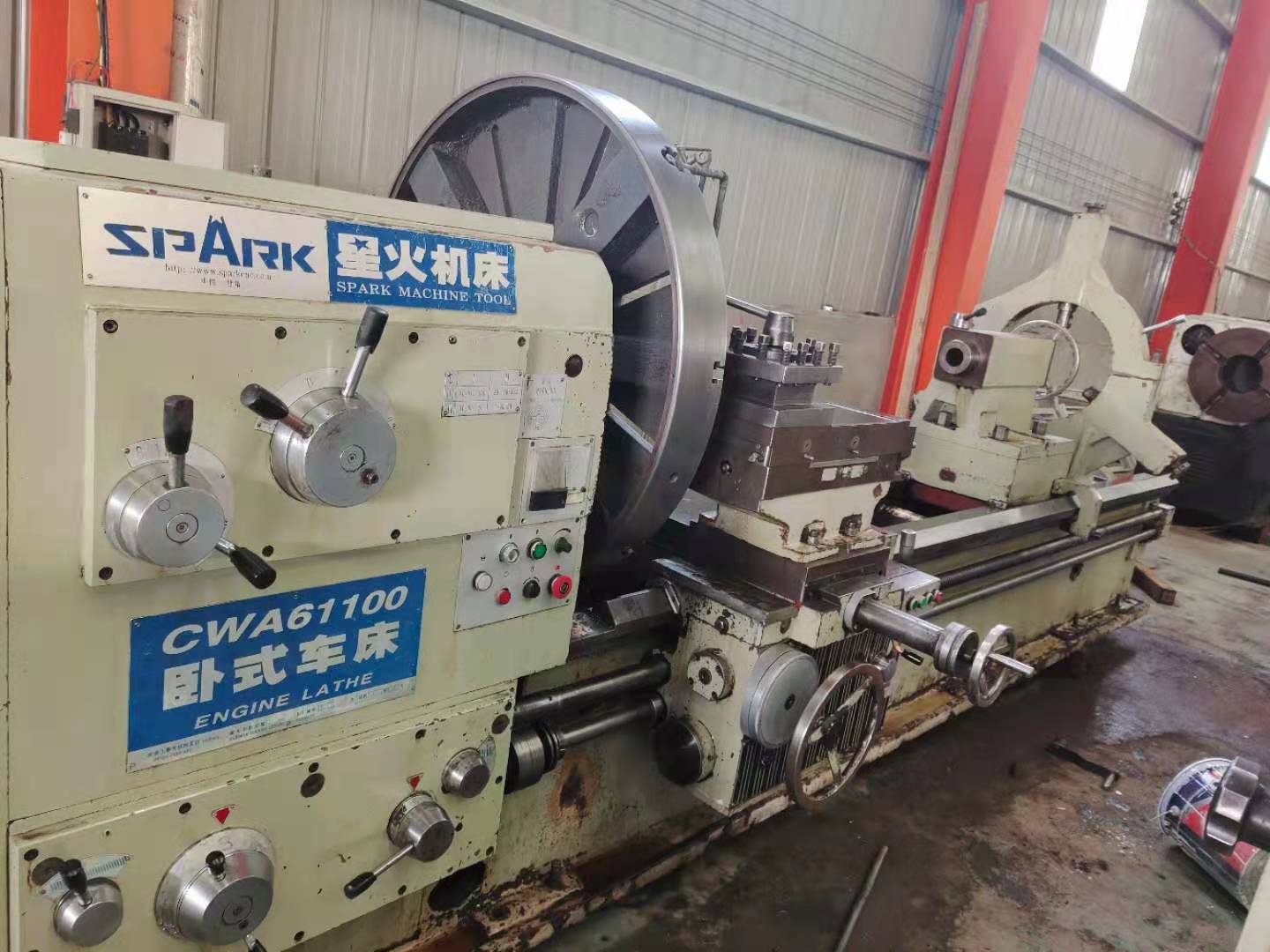 出售二手星火CWA61100x3米普车二手卧车二手车床