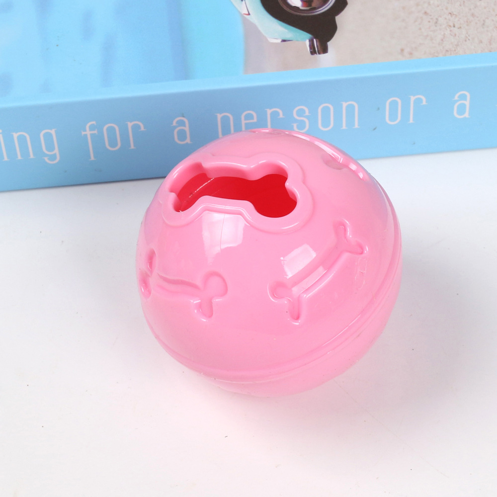 Juguetes transfronterizos para mascotas TPR bola de campana hueca bola de comida con fugas juguete para perros pelar resistente a las mordeduras