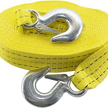 Amazon correa de remolque de alta resistencia cuerda de tracción de rescate de emergencia cuerda de remolque de coche 2 '50mm de ancho 5T8T tensión