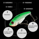 Metal Blade Baits Spinner Baits Fresh Water Bass Swimbait Tackle Gear