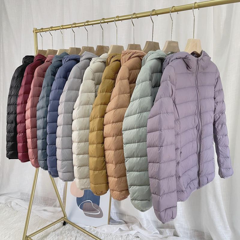 2026 Autumn/Winter Lightweight down Jacket for Women with Hood, Short Style, Portable, High-Quality 90% White Duck Down, Versatile down Coat, Trendy 2026 Autumn/Winter Lightweight down Jacket for Women with Hood, Short Style, Portable, High-Quality 90% White Duck Down, Versatile down Coat, Trendy