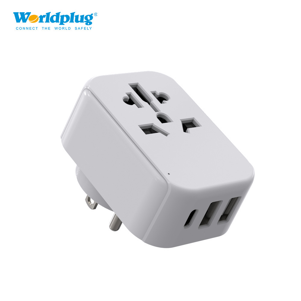 多口USB充电转换插头旅行转换插座一转多美国无线通用插座转换器