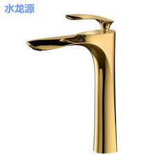 チタン金高型混水洗面器蛇口冷水台下洗面器蛇口高洗面器蛇口南安メーカー