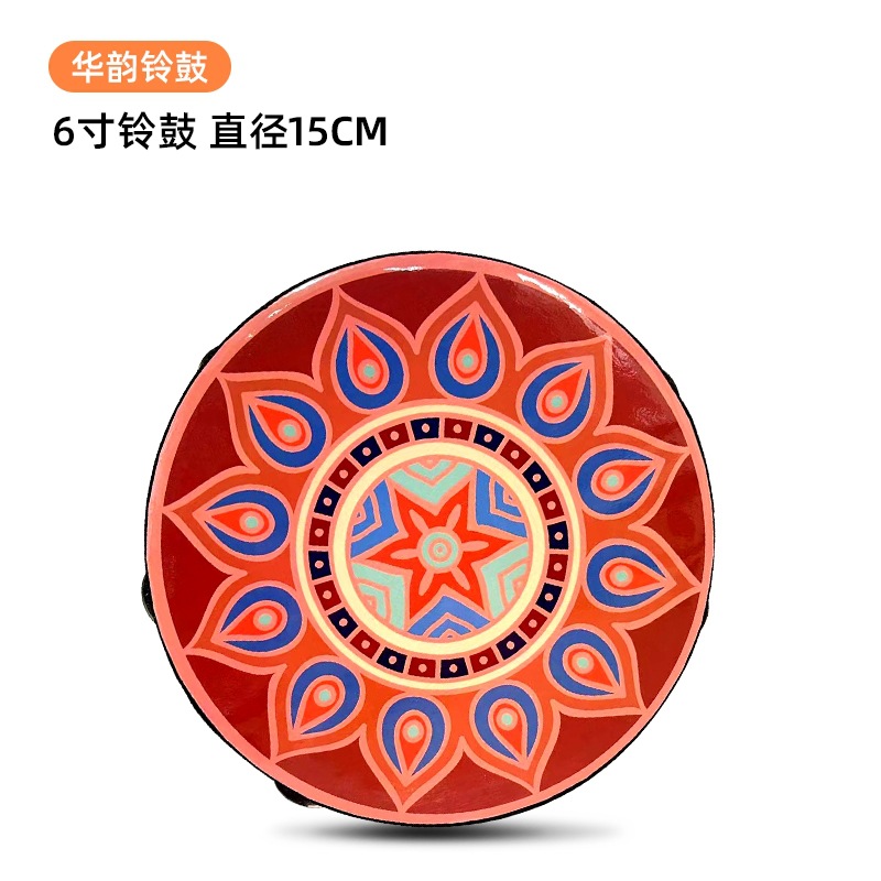 Tambourine for kindergarten, drum, props