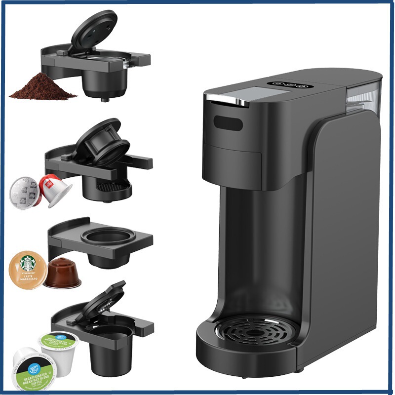 Cross-Border Foreign Trade Multifunctional Coffee Machine Fully Automatic Capsule Coffee Machine Household Small Espresso Machine in Stock