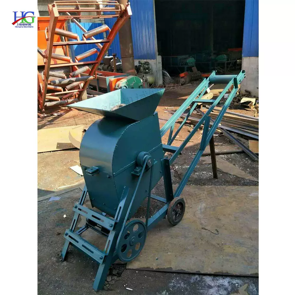 种植营养土粉碎机 电动豆饼豆渣碎土设备 小型移动式土壤粉土机