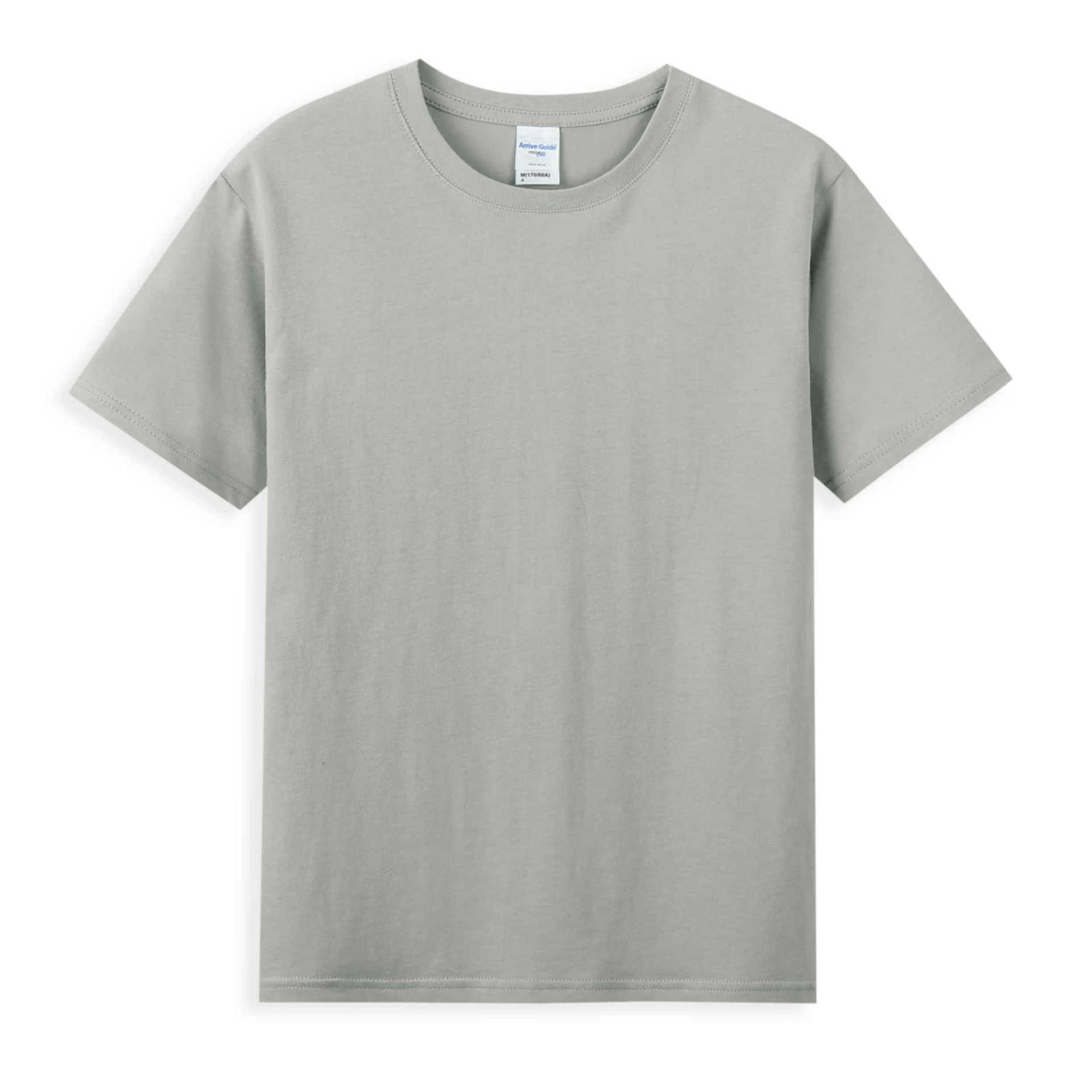 Guangzhou D almacén 210g 40 doble hilo peinado algodón de manga corta Camiseta al por mayor más tamaño de algodón camisa cultural