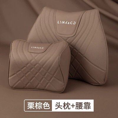 Waist support Headrest Lynk & Co 01 02 - lynk-co-model-f-chestnut-brown-1-headrest-lumbar-support-each