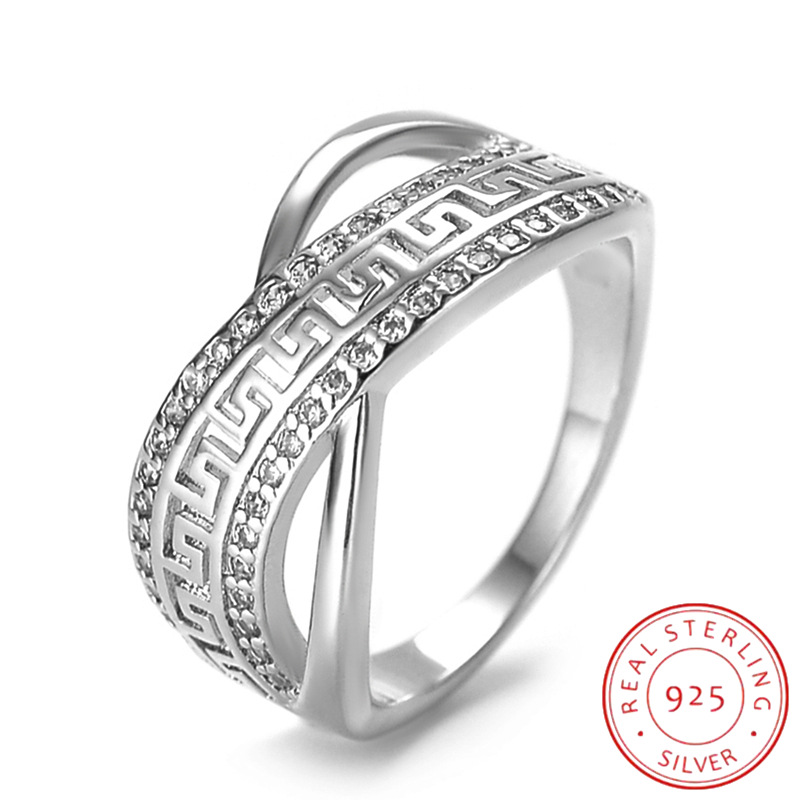 European and American popular women's engagement ring Amazon zircon micro inlay gold-plated ring cross-border explosive jewelry wholesale