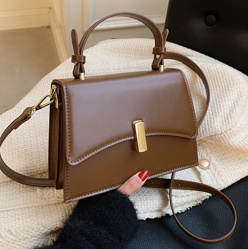 French niche fashion foreign style portable small square bag internet celebrity 2024 new spring women's shoulder crossbody armpit bag
