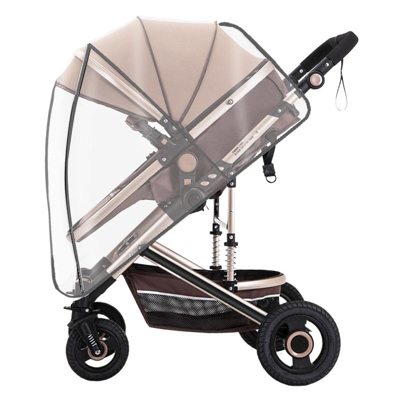 Cochecito de bebé para gemelos, cubierta de lluvia, cubierta de parabrisas para niños, cubierta de lluvia para paraguas de bebé, cubierta protectora de cochecito, impermeable