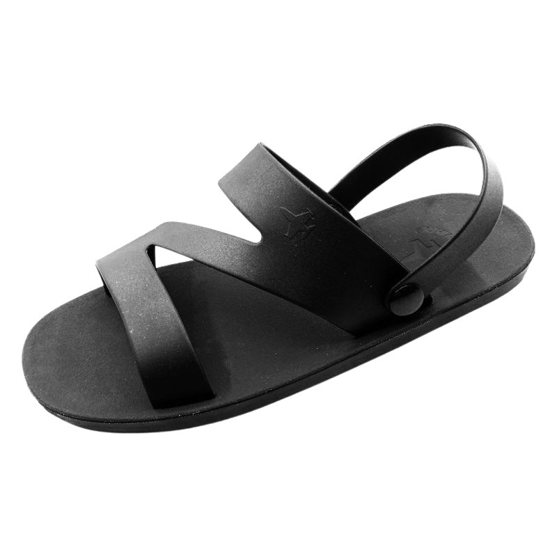 [Real Tire Soles] Sandals and Slippers Dual-Purpose Non-Slip Fashionable Casual Beach Men's Student Trendy Shoes for Young and Middle-Aged People