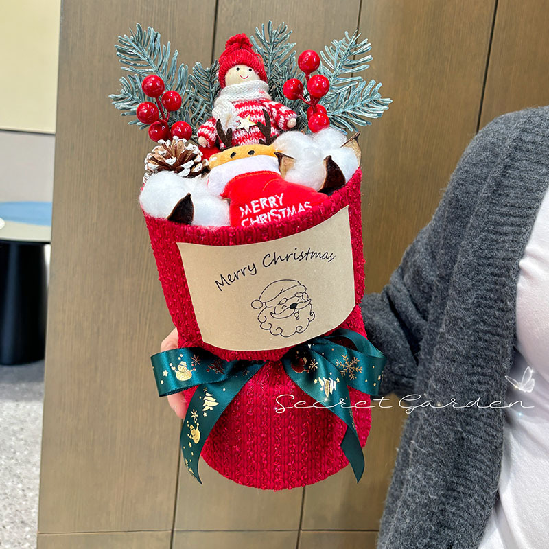 Sanba mujeres Dios día muñeca ramo de dibujos animados para maestros, amigos masculinos y femeninos, novias, muñeca de hijo femenino