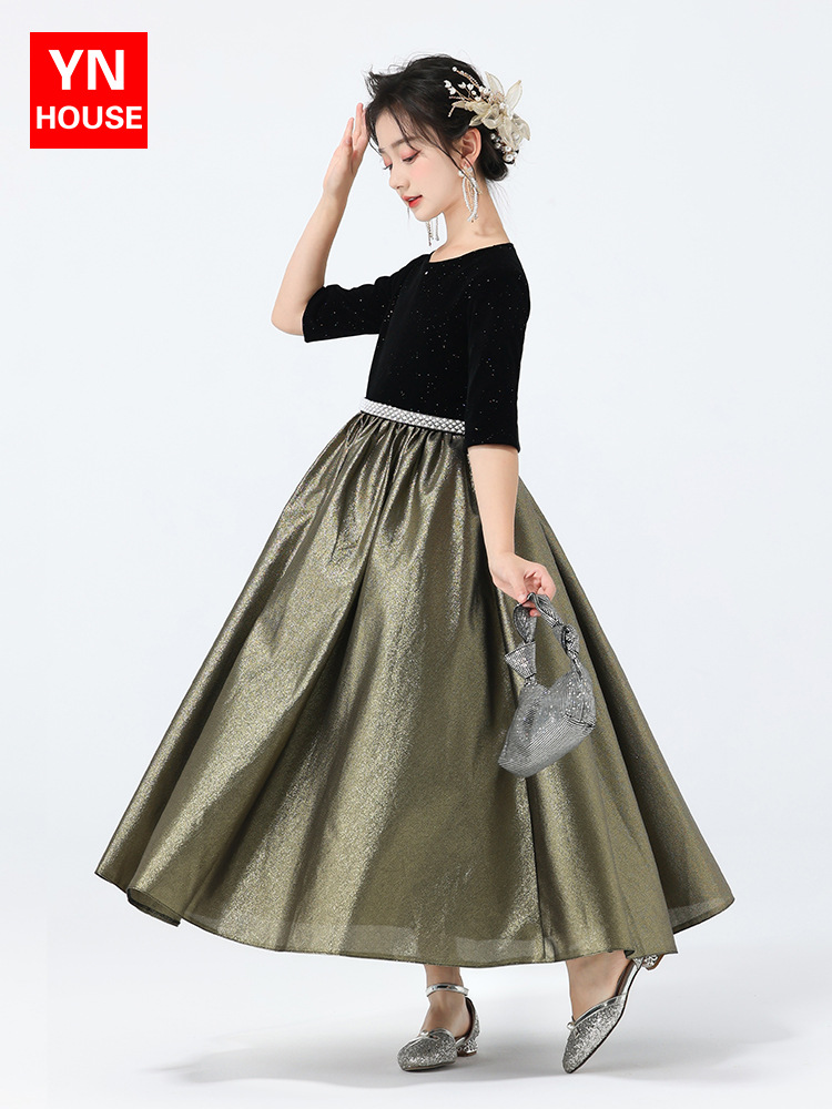 [Liquidación] Vestidos formales para niñas, vestidos de princesa, trajes de coro para actuaciones de piano infantiles, vestidos de alta gama para presentadoras.