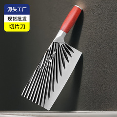 Direct Manufacturer Sale Hammered Stainless Steel Kitchen Knife Chopping Knife Sharp Cuts Meat and Vegetables Hand Hammered Kitchen Home Use Knife