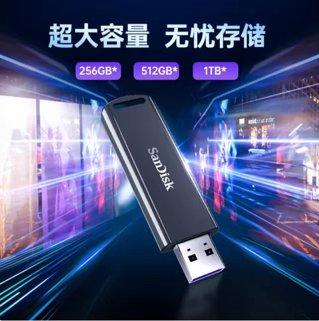 SanDisk ソリッドステート USB フラッシュドライブ CZ900 256G/512/1T USB3.2 読み取り 1000Mb/S 大容量 USB フラッシュドライブ|undefined