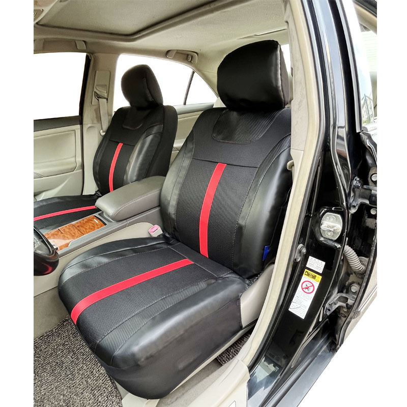 Pu Leather Car Seat Cover, Universal Anti-Stain and Anti-Scratch Protective Cover Suitable for Front and Rear Seats of Cars, Trucks, and Suvs