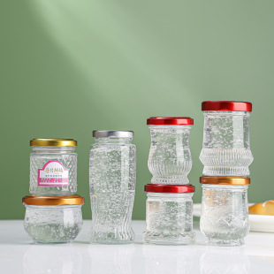 50ml Fresh Stewed Bird's Nest Bottle 75ml Instant Bird's Nest Bottled with High Temperature Resistant Cooking Fish Gum Jam Empty Glass Bottle