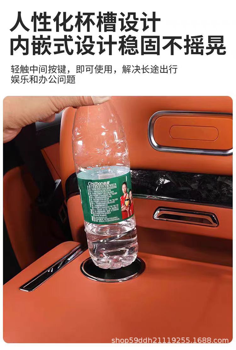 Ideal L6L7L8L9 Car-Mounted Multifunctional Folding Table for Front and Rear Seats, Foldable In-Car Table