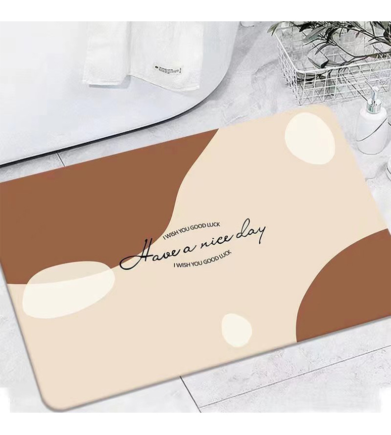 硅藻泥地垫,浴室地垫,吸水地垫,速干垫