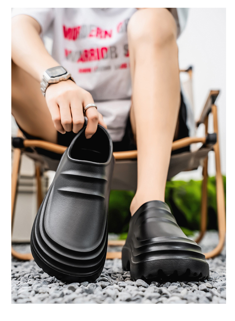 Chef Shoes For Men Waterproof Non-slip Casual Kitchen Work Footwear_voghion.com