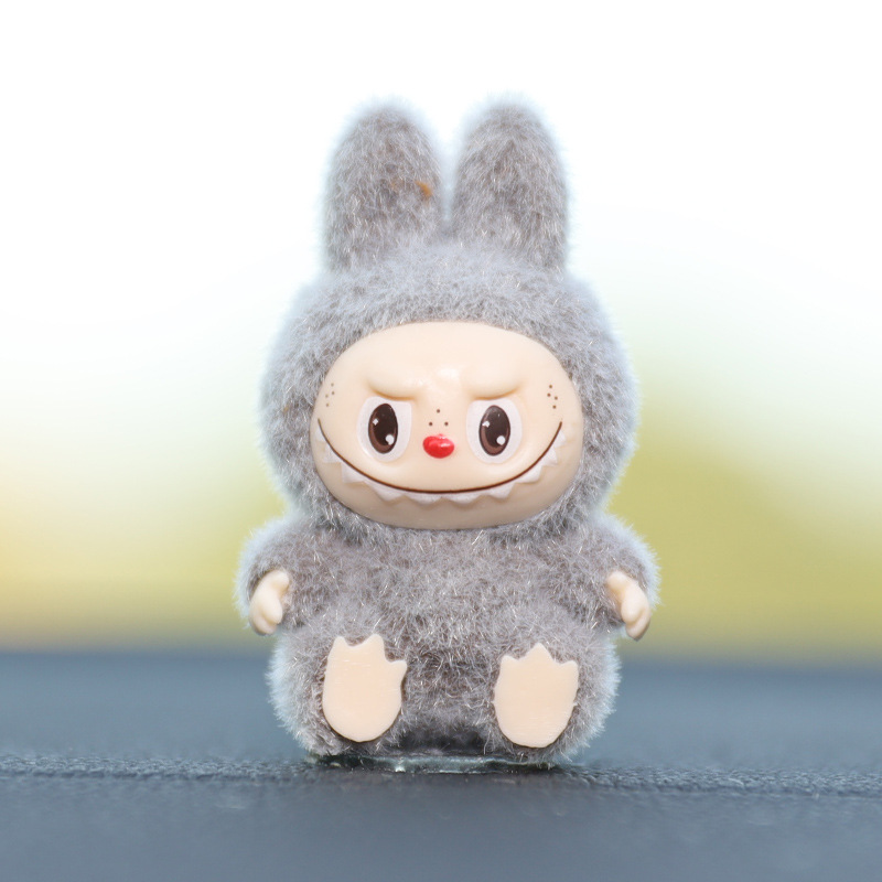 Gray labubu