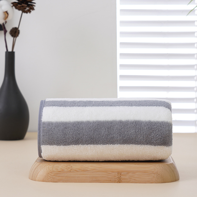 Coral Velvet Towel Sky Blue