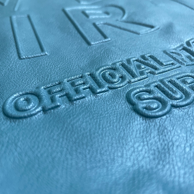 3D three-dimensional concave-convex embossing high frequency embossing process fabric high frequency PU leather trademark processing custom logo