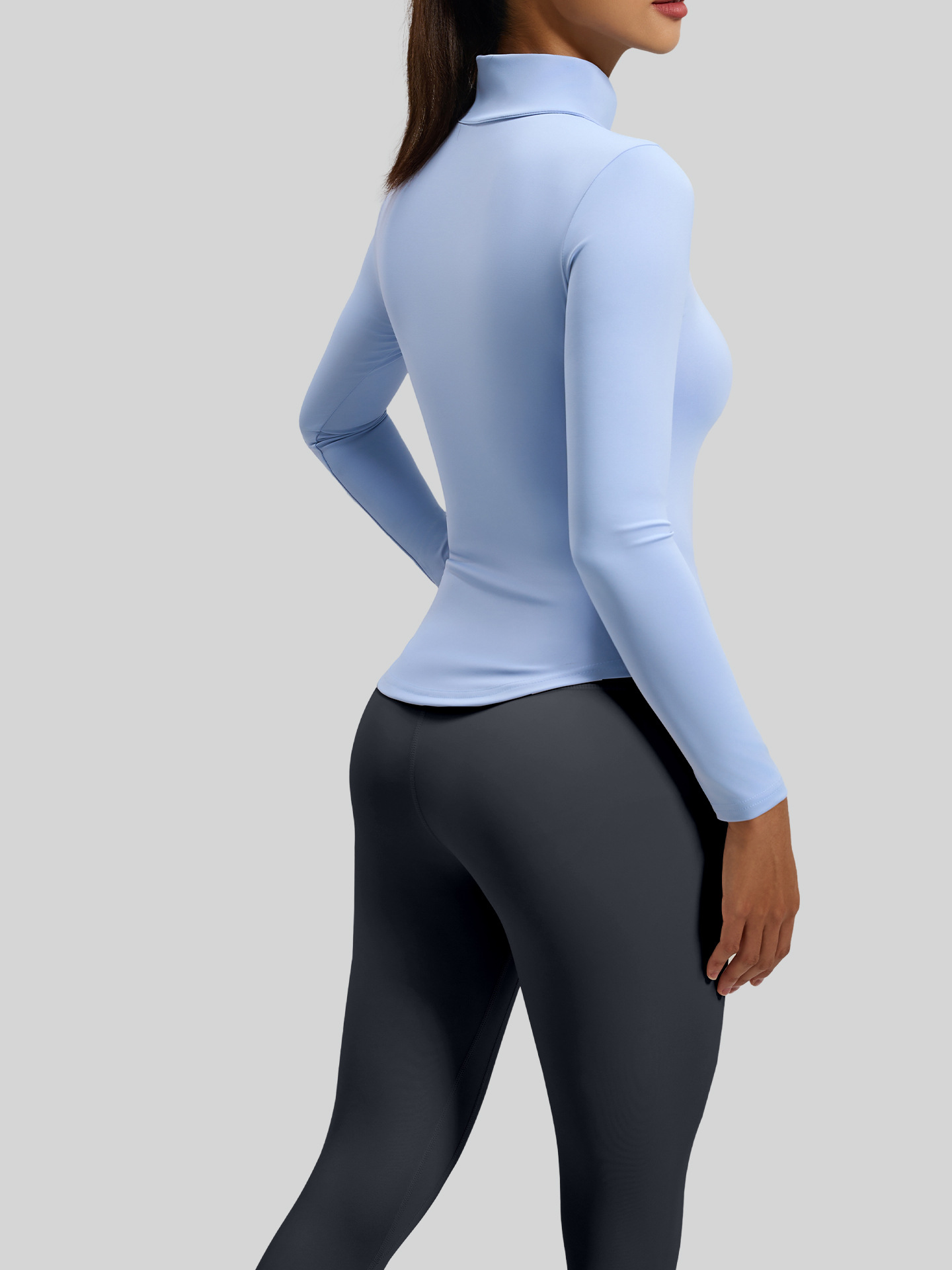 Traje de yoga fino para exteriores Juyitang, ropa deportiva de yoga informal y a la moda con sensación de desnudez para correr