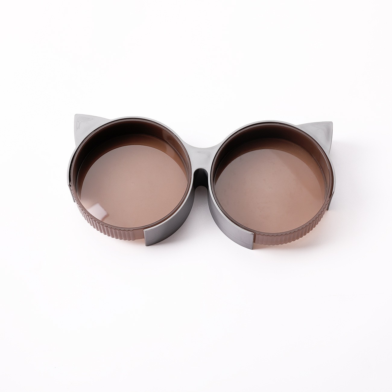 펫 더블볼 [고양이귀안경] (그레이)