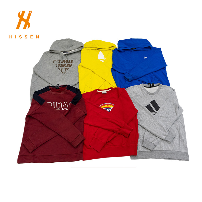 旧衣服二手品牌男装印花卫衣hoodiesusedbrandbales出口德国混装