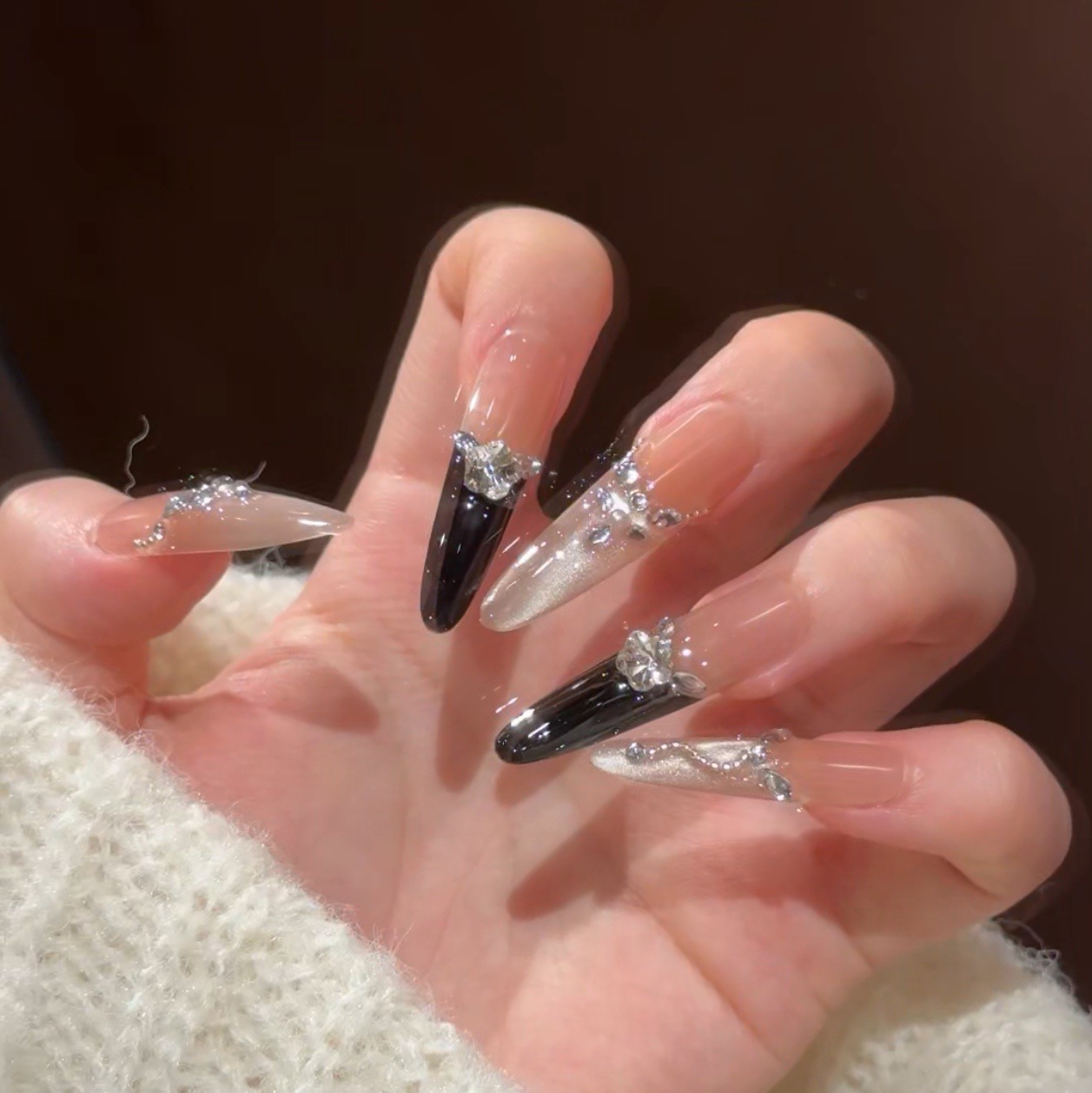 Nuevo puro uso manual de uñas de zircon oscuro manuales de alto nivel de blanqueamiento de uñas de uñas de uñas blanqueamiento de uñas de uñas