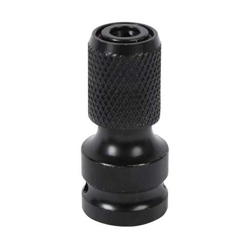 1/2 square handle to 1/4 hexagon handle electric wrench conversion joint telescopic elastic sleeve electric wrench conversion head