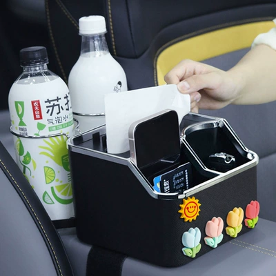 Car tissue box/set — storage box car tissue