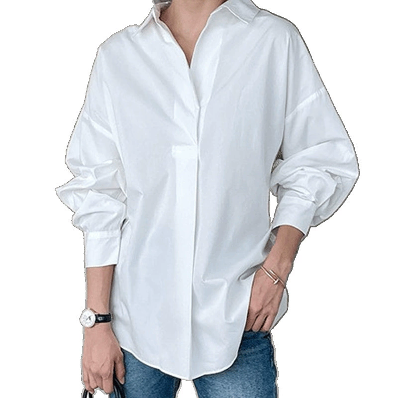 Summer clothing, long-sleeve, shirt, plus size, oversize