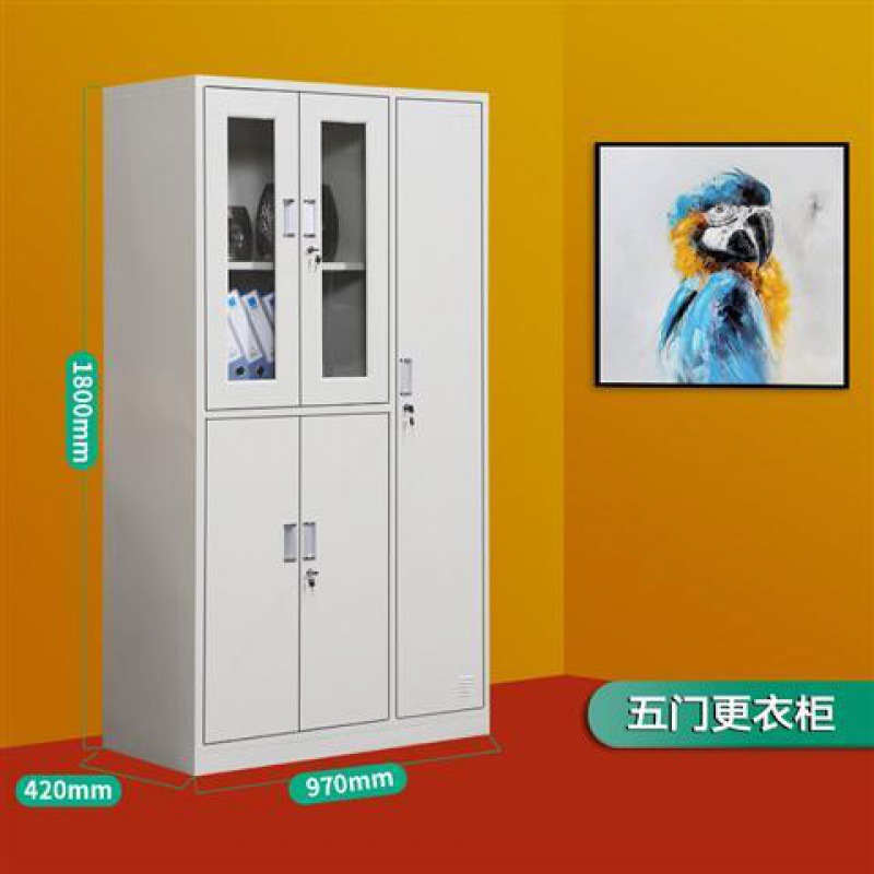 5도어 로브 옷장 - 전체 패키지로 배송됨