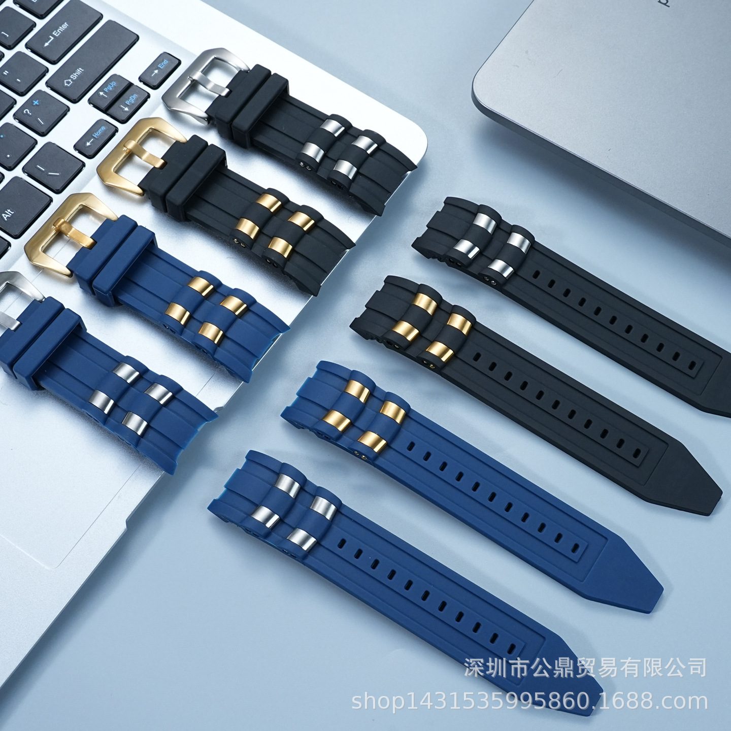 Invict.a26m nuevo producto correa de reloj de goma Pro Diver correa especial de silicona al por mayor