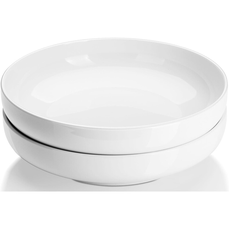 10inch Ceramic Pasta Bowl Set of 2, 64-Ounce Large Salad Bowl, Household Western-Style Large Bowl Tableware Plate 10inch Ceramic Pasta Bowl Set of 2, 64-Ounce Large Salad Bowl, Household Western-Style Large Bowl Tableware Plate