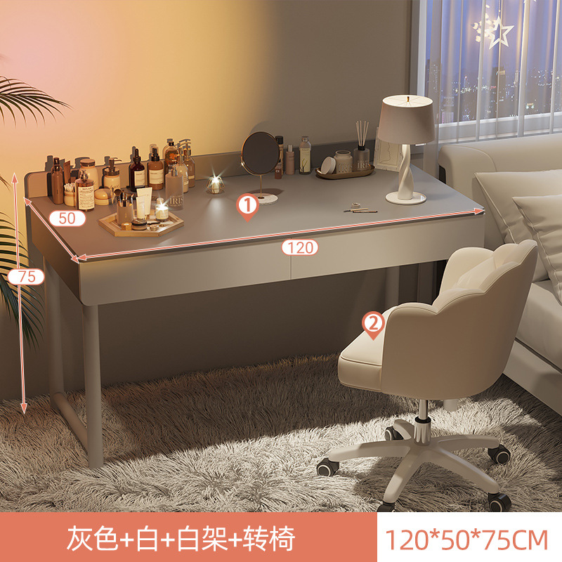 Mesa de maquillaje simple dormitorio de niñas hogar blanco comedor de vestir ins viento simple alquiler de escritorio de computadora