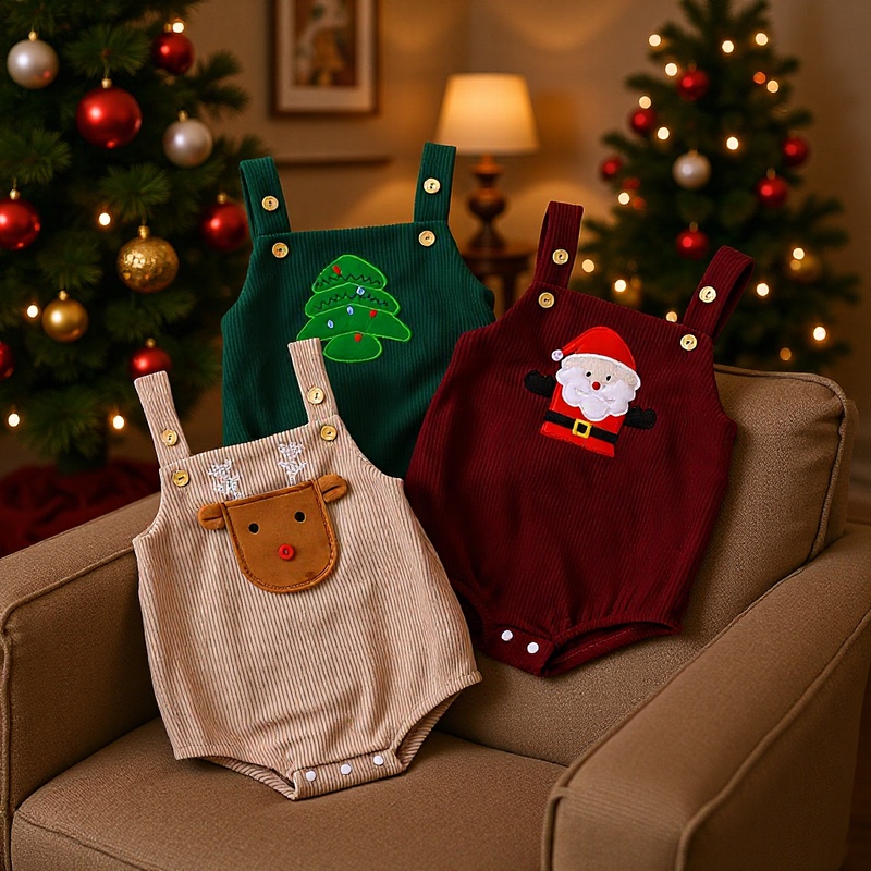 Autumn and winter 2024 new baby jumpsuit male baby female newborn Christmas clothing foreign trade cross-border wholesale Autumn and winter 2024 new baby jumpsuit male baby female newborn Christmas clothing foreign trade cross-border wholesale