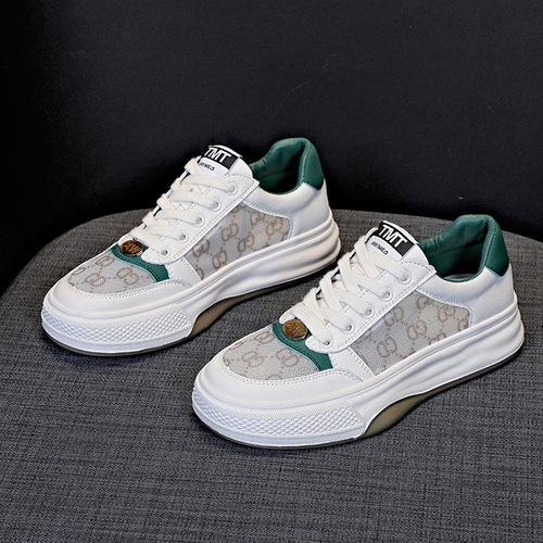 Broken code inventory processing inner height increasing women's shoes thick-soled platform casual sports shoes mesh shoes single shoes