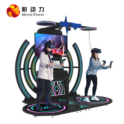 影动力vr设备加盟VR跳舞机vr节奏光剑大型体感游戏机vr科普体验馆|ru