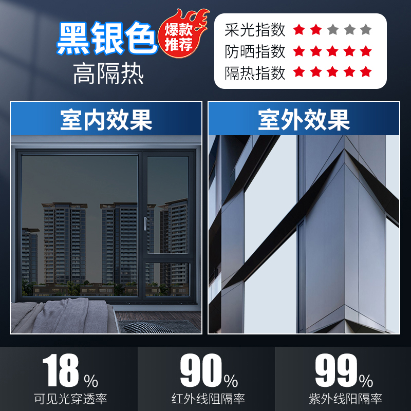 나노블랙실버 [고보온성,강력한 차광성]