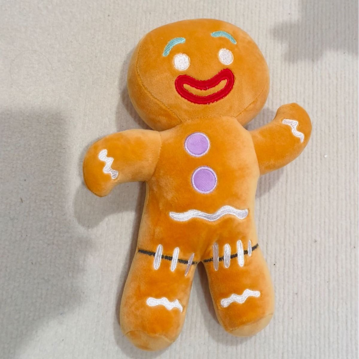 INS nuevo lindo panqueque hombre muñeca biscuit hombre peluche juguete suave niña muñeca Navidad joyería
