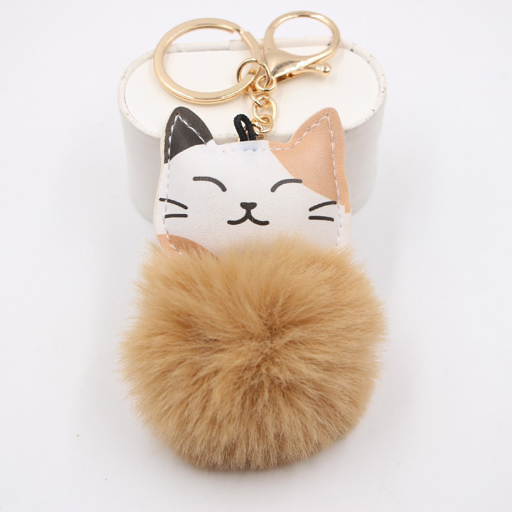 Lindo Gatito Llavero Colgante School Bag Purse Plush Pendant Jewelry display picture 9